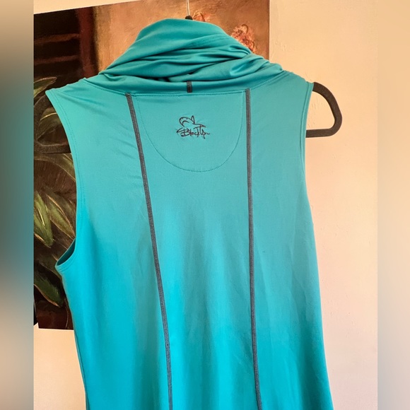 BlackTip Sea Siren UPF 30+ 5 Way Sleeveless Activewear Dress coverup cowl neck S - Picture 7 of 7